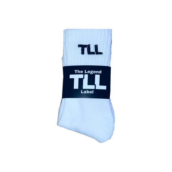 Mid Crew Socks - White/Black