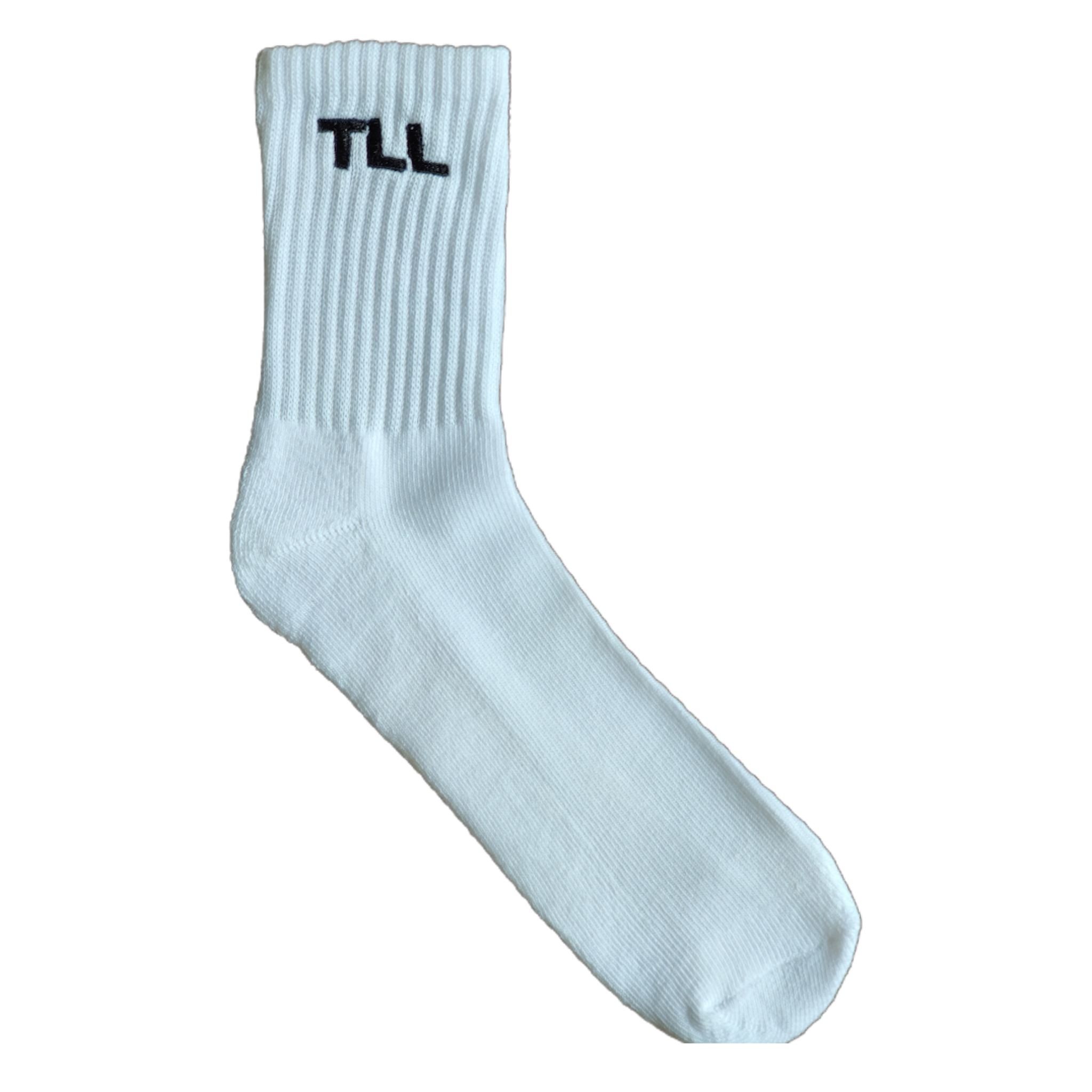 Mid Crew Socks - White/Black